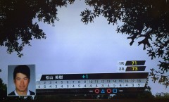 松山英樹選手の2015-2016 WGC HSBCチャンピオンズ3日目